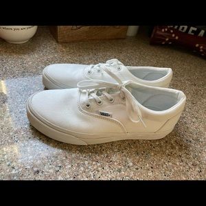 White Vans shoes ..size 9..like brand new